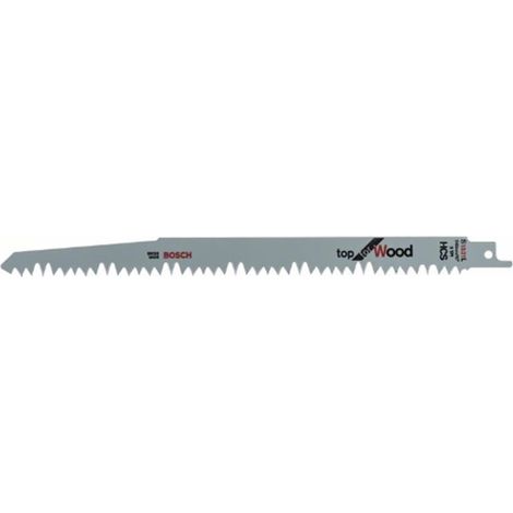 Hoja de sierra sable para madera dura, corte curva recta vaga, similar al artículo Bosch n° : S 1531 L, calidad de Hoja de sierra HSC