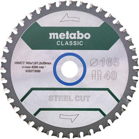Metabo Lame de scie « steel cut/panneau sandwich - classic », 235x30 Z50 FZ/FA 4° /B
