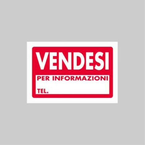 Cartello 'vendesi' 20x30 cm (10 pezzi) (1/2)