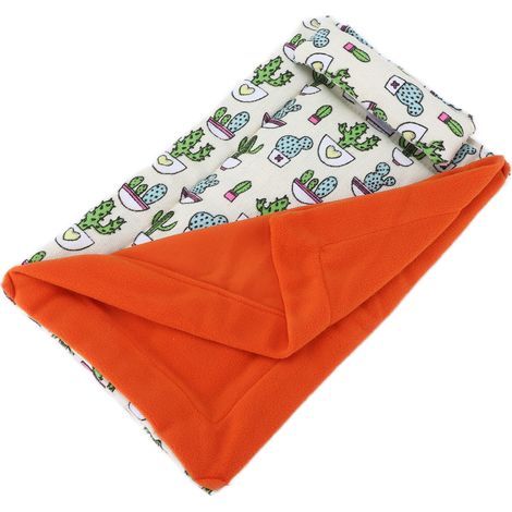 Sac de couchage moelleux pour reptiles avec oreiller et couverture pour dragon barbu, gecko léopard et lézard (1/5)