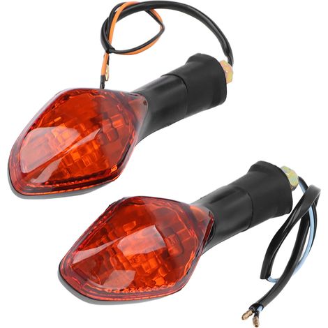 Clignotants Moto Avant 2 Pièces Indicateurs LED Ambre Rouge Remplacement pour CB500X CB1300 NC700 2013-2020 Feux de Signalisation (1/5)