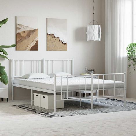 Matelas de lit Matelas en mousse blanc 160x210 cm 7 zones dureté 20 ILD CFW233004 CFW229913 (1/5)