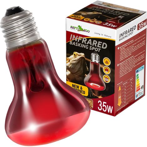 Ampoule chauffante infrarouge Repti-ZOO 35W DO (1/5)