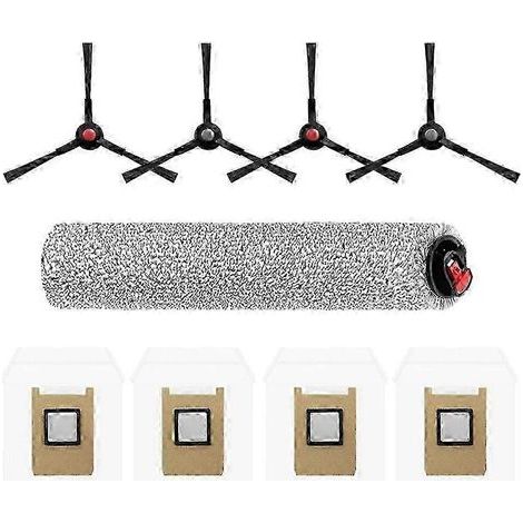 Balai à franges à rouleau compatible Omni E25 E28 SP, brosse latérale, sac à poussière (1/5)