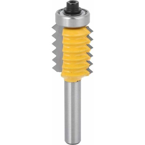 Fraise À Bois - 8 Dents - Carbure Cémenté - Pour Fraiseuse Portative Et Stationnaire - 24 Mm De Longueur De Coupe - Diamètre De Tige 8 Mm - 1 Pièce (1/5)
