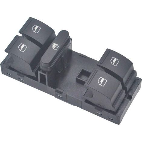 Interrupteur de commande de lève-vitre, bouton de lève-vitre électrique 1K4959857B pour Jetta Golf Polo Passat Caddy T-iguan Touran
