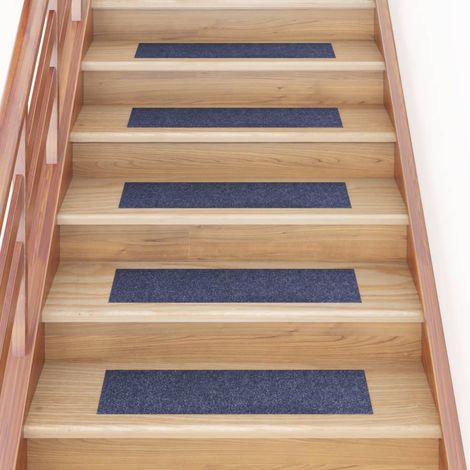 Lot de 15 Tapis d'escalier autocollants Rectangulaire Tapis de marche Marchette Escalier 76x20 cm 51070 (1/5)