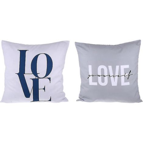 2 taies d'oreiller pour couple (1/3)