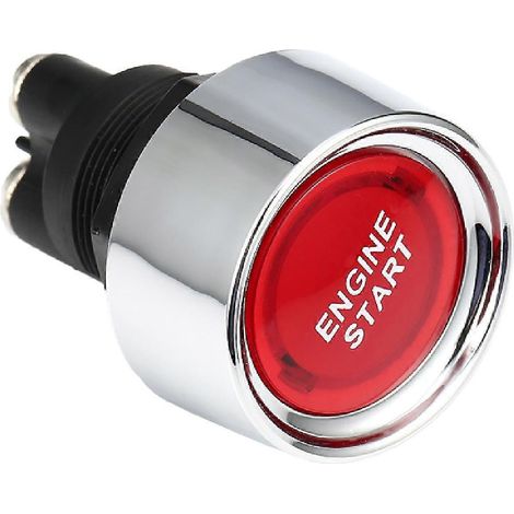 Bouton de démarrage moteur sans clé, pratique et professionnel, pour voiture. Interrupteur de démarrage moteur pour voiture. (1/5)