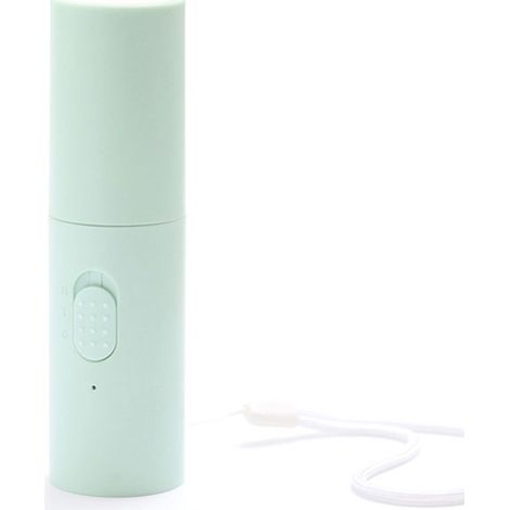 Ventilateur portable à main, pliable, rechargeable par USB, petit format et 2 vitesses, idéal pour l'intérieur, l'extérieur et les voyages. (1/5)
