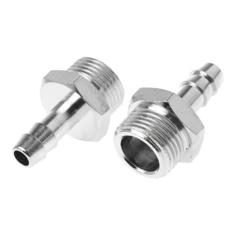 Adaptateur droit fileté Legris LF3000 vers Enfichable, 7 mm G 1/4 Mâle ( Prix pour Paquet de 5 )