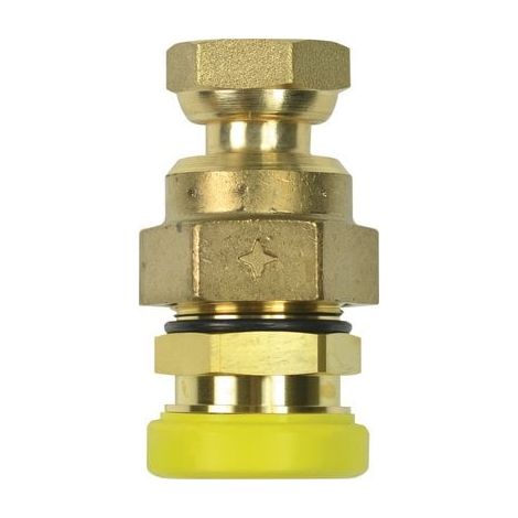 Raccord PLT femelle écrou tournant à joint plat gaz – DN 15 – Filetage F 1/2' – Système Clap – Livré avec joint – Chuchu Decayeux (1/3)