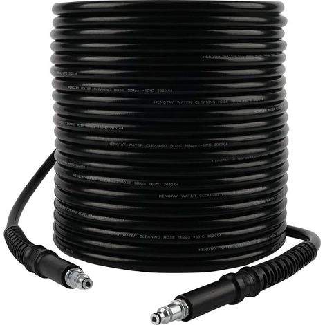 6m Tuyau à Haute Pression Avec Connecteur Rapide - Accessoire Compatible avec Nettoyeur Haute Pression AQT