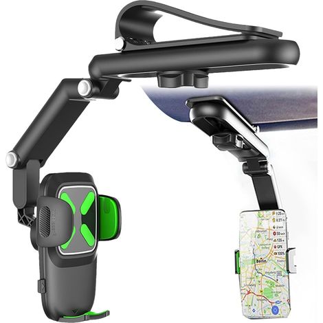 Supporto per telefono da tavolo – Supporto per telefono da auto multiuso regolabile a 360 gradi – Accessori per auto anti-vibrazione, supporto per telefono per ufficio, casa, selfie (1/5)
