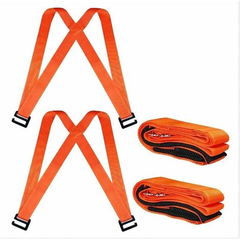 Carrying Strap, Lifting Straps, 2 Person Lifting and Transport System with Cushion, Easy to Move, Transport and Secure Furniture, Heavy Objects up to 400kg MUMU (1/4)
