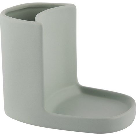 Utility Stand - Stoneware - L11 x W16 x H13 cm - Leaf Green