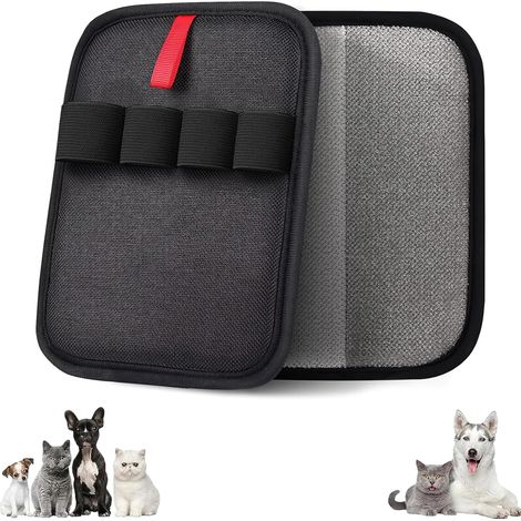 Lot de 2 gants anti-poils améliorés électrostatiques réutilisables pour meubles vêtements voiture
