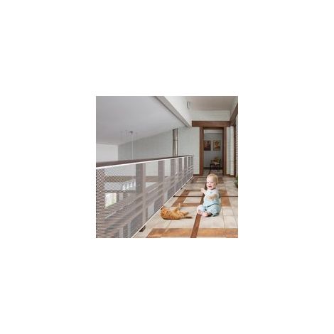 3 m x 78cm Filet de sécurité pour Balcon et escalier pour Enfant Filet de Protection en Maille Robuste réglable pour Garde-Corps d'escalier (1/5)