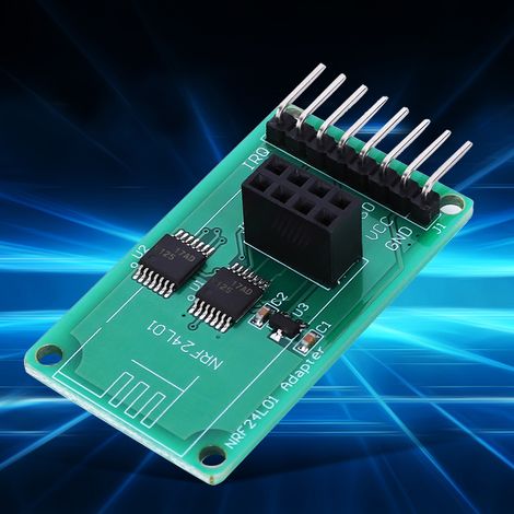 Module adaptateur NRF24L01 Émetteur-récepteur sans fil 2,4 GHz pour objet réseau universel 3,3 V/5 V R3 (1/5)