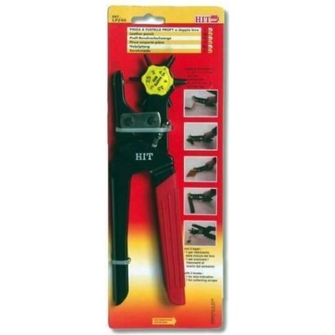 PINZA FUSTELLATRICE PER OCCHIELLI FORI CINTURA FUSTELLA CUOIO HIT
