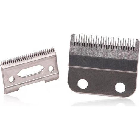 Lame De Rechange - Acier Au Carbone - Pour Tondeuse A Cheveux - Compatible Wahl 8148 Et Senior Sans Fil - Lot De 2 (1/5)