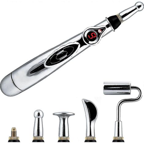 Filiyano-Stylo d'acupuncture 5 en 1, stylo électronique d'énergie des méridiens pour le soulagement de la douleur, acupuncture électrique des (1/5)