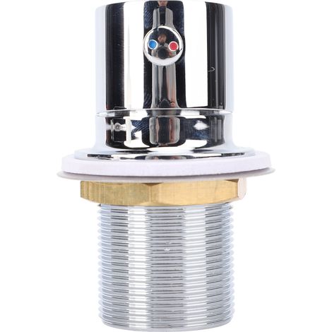 Ortviai Robinet mélangeur intégré pour baignoire et douche – acier inoxydable, diamètre 32 mm, réglage précis température (1/5)