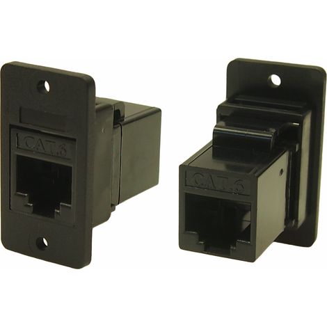 Connecteur RJ45 cat 6 RS PRO Femelle Montage panneau, ports ( Prix pour 1 )