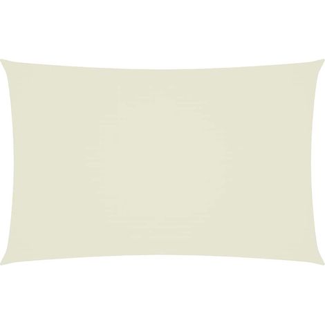Maison Exclusive - Parasole a Vela Oxford Rettangolare 2,5x5 m Crema (1/5)