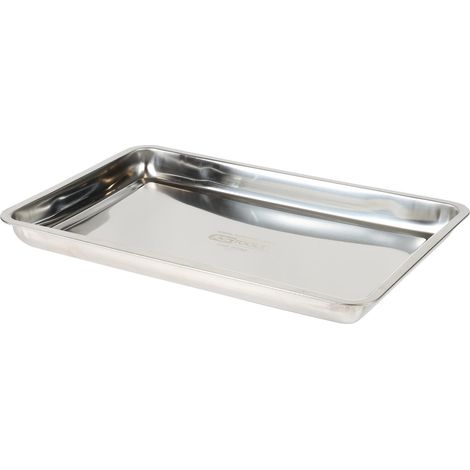 bandeja de recogida ks tools oil catch pan inox 9 litros extra plana