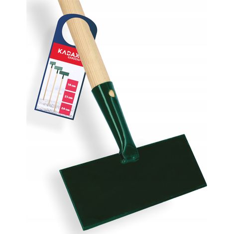 KADAX Eishacker aus verstärktem Stahl mit langem Stiel aus Holz, 21 cm (1/5)