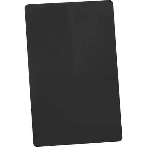 Cartes de visite en métal gravées au Laser, vierges impressionnantes, 50 pièces, cartes de visite professionnelles (noires) (1/5)