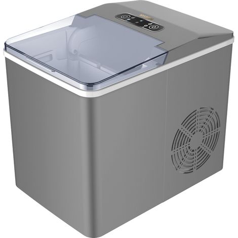 HYUNDAI - Macchina per il ghiaccio 1200w 12kg grigio - blue ice - hy-im2105-001