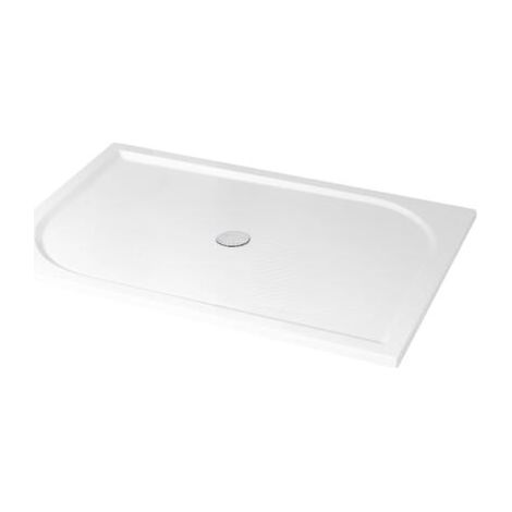 ONDEE - Plato de ducha HESTIA - Antideslizante - Resina - Blanco - Extra-plano - 80x160cm