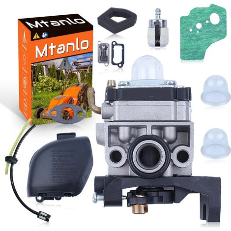 For Honda GX35 HHT35 HHT35S 4 stroke 1.3 HP Engine seriers Trimmer, Lawn Mower, Generator, Water Pumps Etc, Primer Bulb Kit, 16100-Z0Z-034, Repalce For Walbro WYB-16C (1/5)