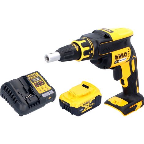 DeWalt DCF 620 P1 Visseuse pour cloisons sèches sans fil 18 V 30 Nm Brushless + 1x batterie 5,0 Ah + chargeur (1/5)