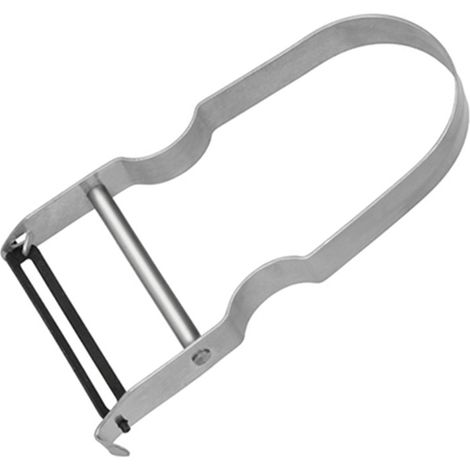 Pelapatate ergonomico Metaltex Castor Inox argento (1/3)