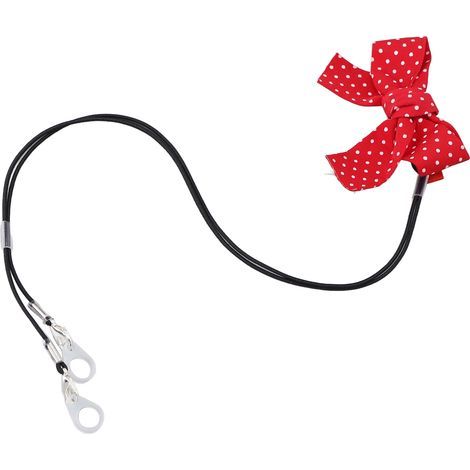 Cordon de Sécurité pour Prothèses Auditives, Type Barrette en Tissu à Motifs pour Deux Oreilles (1/5)