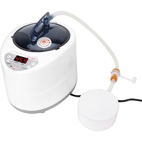 Appareil de fumigation 2,5 L, spa pour les pieds, sauna vapeur, thérapie par vapeur avec télécommande (1/5)