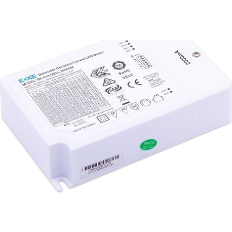 LED Treiber 60W 3-42V 0.8-2A IP20 dimmbar 1-10V, BOKE BK-PUL060A-2000AM Konstantstrom CC