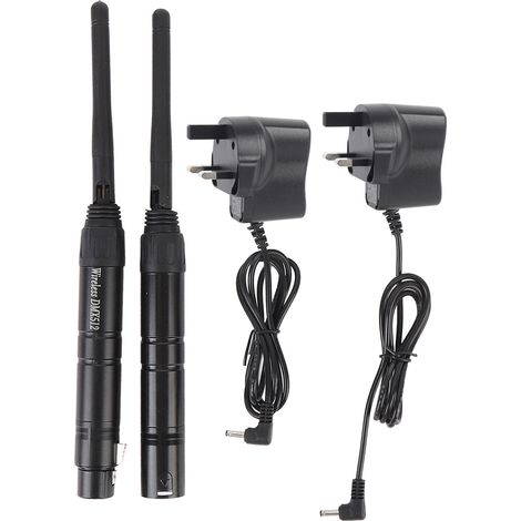 Émetteur et récepteur sans fil DJ 2,4 GHz, multiplex numérique 512, portée de transmission de 400 m, contrôleur d'éclairage sans fil pour éclairage de scène, prise GB (1/5)
