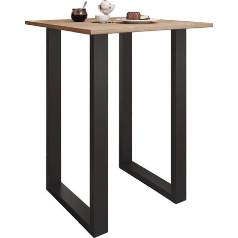 Mesa de mesa de madera Xona 80x80 102x80x80 - VCM (1/2)