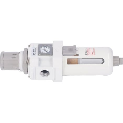Luftfilter-Druckregler G1/2 Zoll Differenzdruck, automatischer Ablauf, Luftkompressorfilter mit Manometer