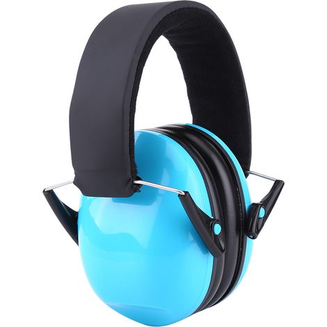 Protège-oreilles antibruit pour enfants, casque de protection auditive (Bleu) (1/3)
