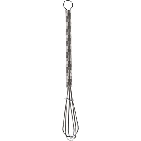 Mini-Mixer, Schneebesen, Edelstahl, silber, 18 cm