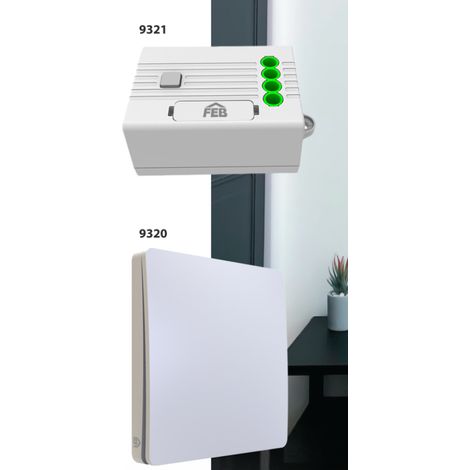 RELE' SINGOLO CON PULSANTE SINGOLO '9301' art. 9320 + 9321