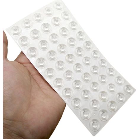 Butée de porte autocollante Coussinets de protection paquet de 100 (1/5)