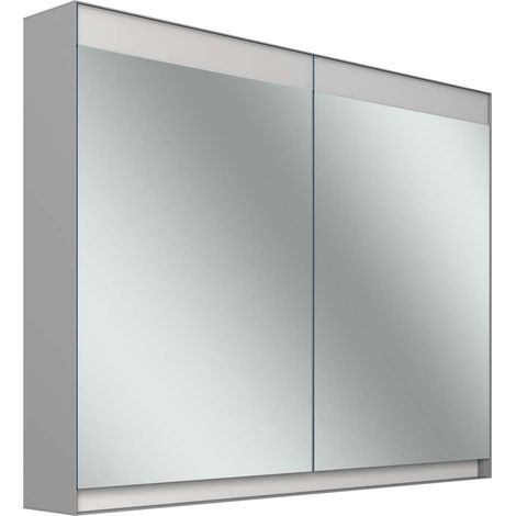 Armario con espejos Schneider FILO HCL, empotrado, regleta de luz