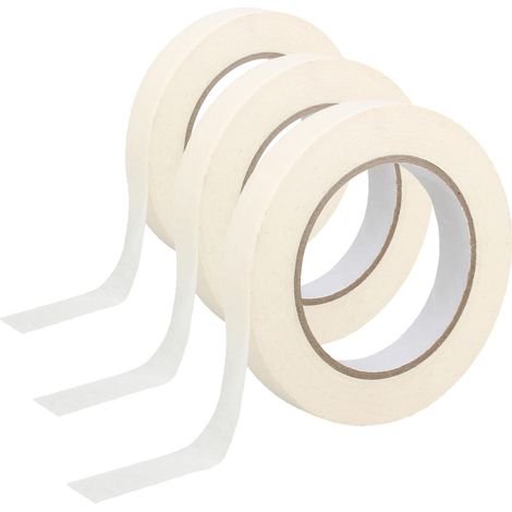 Ruban de masquage 18 mm x 20 m multi-surfaces pour peindre des lignes nettes, ruban adhésif de 18 mm de largeur, ruban de peintre (Lot de 3) (1/5)
