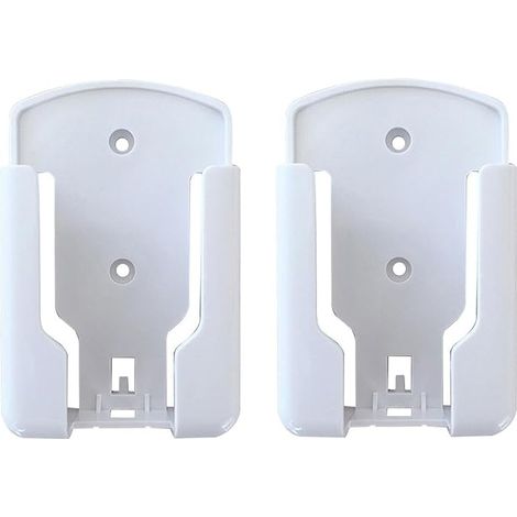 Supporto da parete per telecomando, set di 2 supporti per telecomandi per condizionatori, scatola universale per riporre il telecomando della TV, con adesivo e viti, per ufficio o camera da letto (1/5)